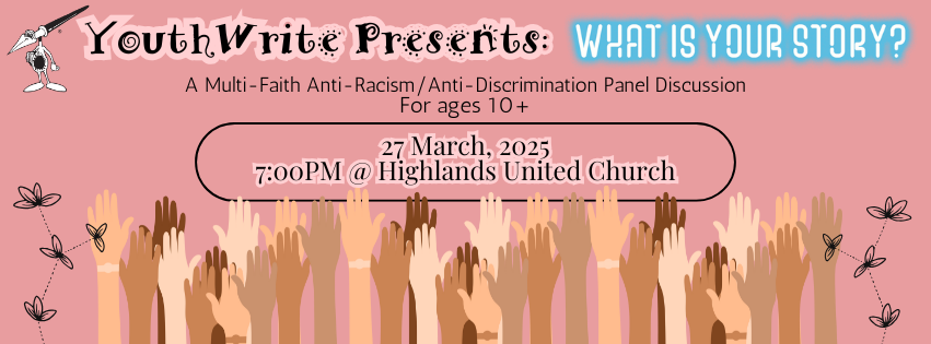 YouthWrite Presents WHAT IS YOUR STORY? Banner Image