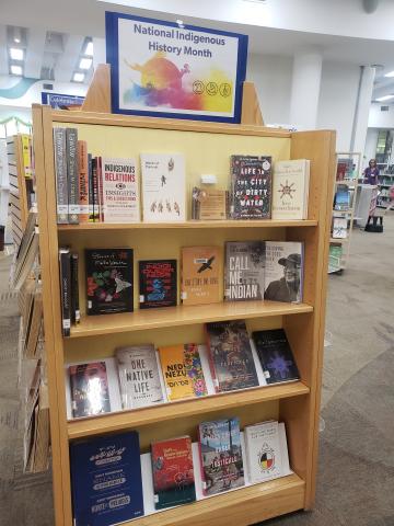 SAPL National Indigenous History Month Display