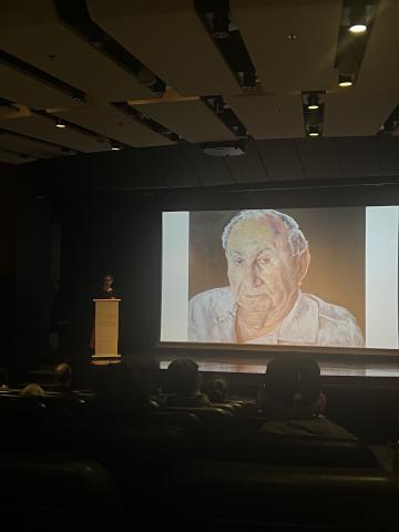 Carol Wylie speaking about her art