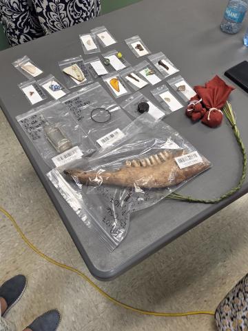 Artifacts found in the River Lots excavation 