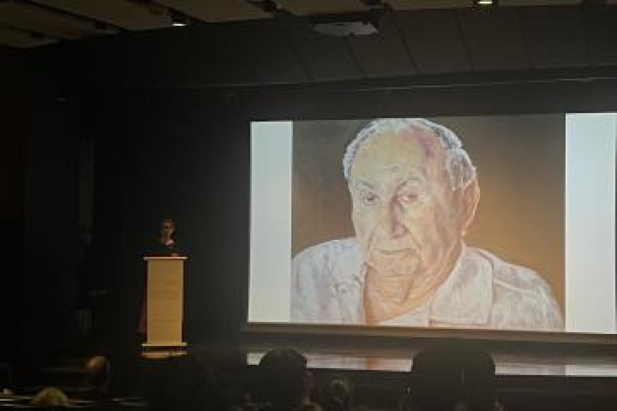 Carol Wylie speaking about her art